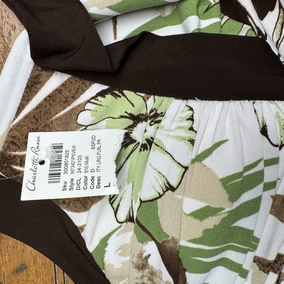 Charlotte Russe Womens Floral‎ Maxi Sundress Size large NWT - Picture 4 of 5
